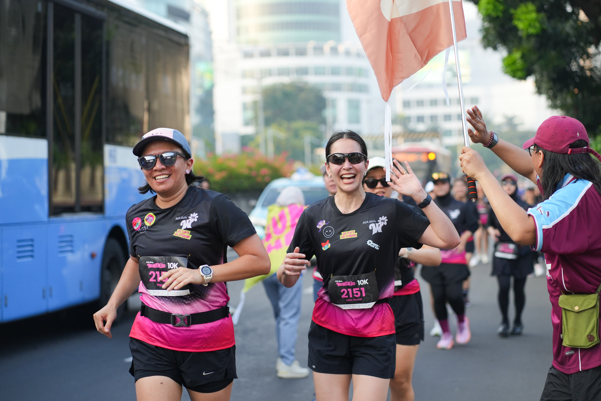 Suasana keseruan race Women's 10K 2025